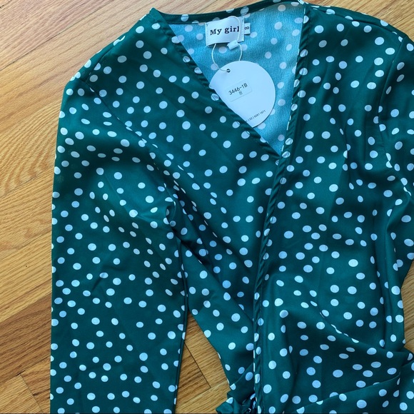 Verge Girl Green Dress NWT - Picture 3 of 6